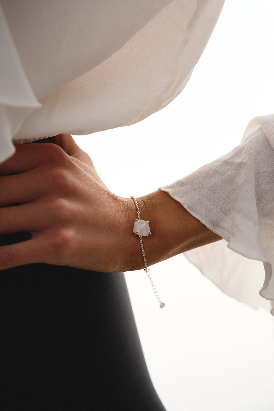 Moonstone "NEW LIFE" intention bracelet