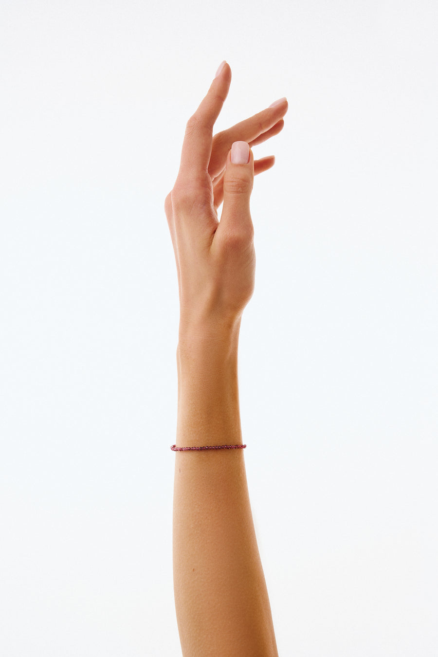 Bracelet à facettes en Grenat