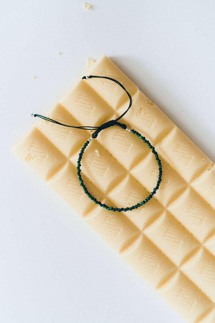 Bracelet tressé en Malachite