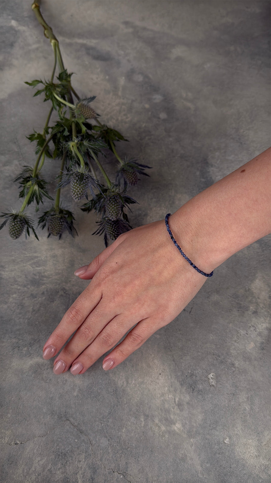 Bracelet à facettes en Sodalite